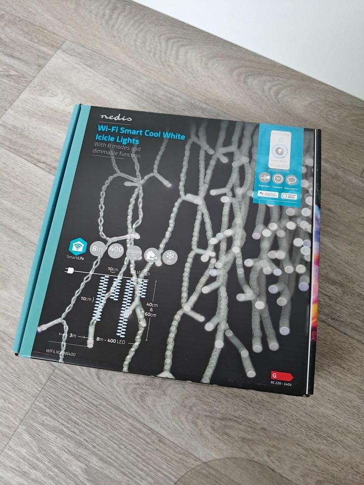 Nedis SmartLife 8 meter 400 LED's koel wit, Muziek en Instrumenten, Licht en Laser, Nieuw, Ophalen of Verzenden