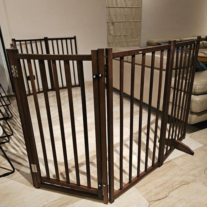 Houten hondenhek, Dieren en Toebehoren, Hondenhokken, Nieuw, Hondenkennel, 65 tot 100 cm, 110 cm of meer, Ophalen