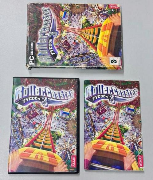 Atari - Roller coaster tycoon 3 - vintage pc computer spel, Games en Spelcomputers, Games | Pc, Ophalen of Verzenden