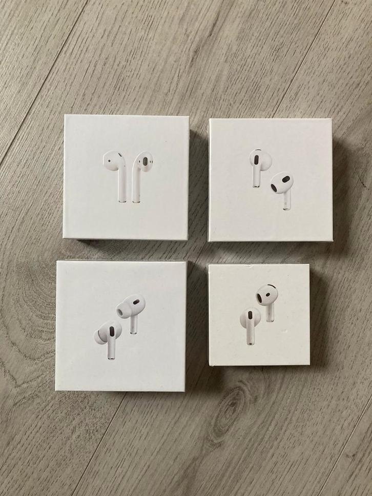AirPods 2/3/4/Pro 2 - Nieuw!, Telecommunicatie, Mobiele telefoons | Oordopjes, Nieuw, In oorschelp (earbud), Bluetooth, Ophalen