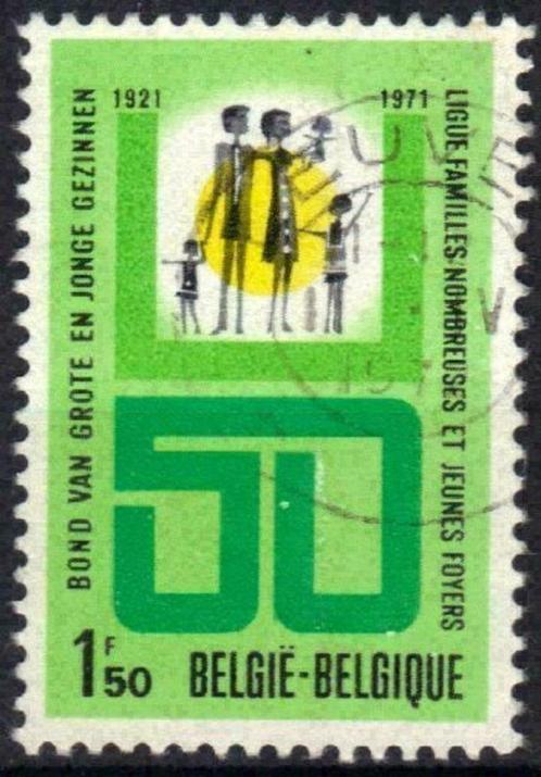 Belgie 1971 - Yvert/OBP 1601 - Grote en Jonge gezinnen (ST), Postzegels en Munten, Postzegels | Europa | België, Gestempeld, Gestempeld