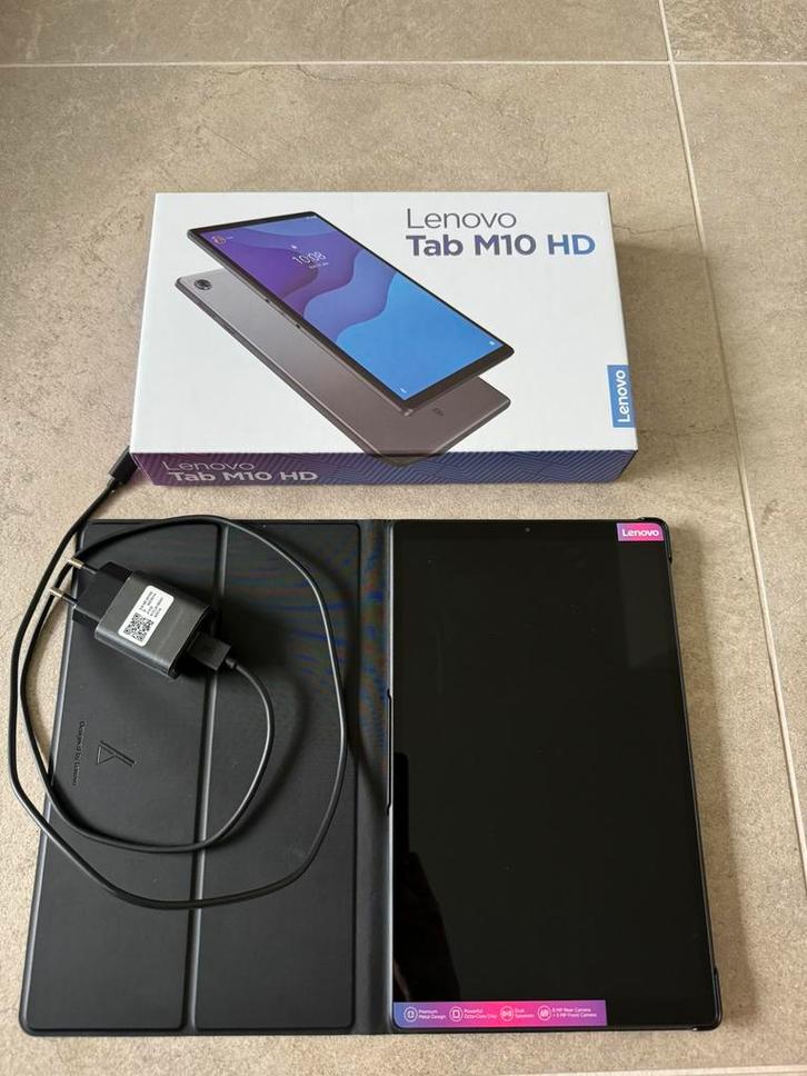 Tablet Lenovo Tab M10 HD+cover, Computers en Software, Android Tablets, Nieuw, Wi-Fi, 10 inch, 64 GB, Uitbreidbaar geheugen, Ophalen of Verzenden