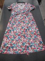 nieuw jurk Luna's S/40 neigt nr M print bloem wit blauw rood, Maat 38/40 (M), Blauw, Nieuw, Ophalen of Verzenden
