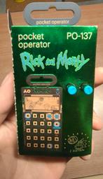 Pocket operator 137 Rick en morty, Ophalen of Verzenden, Zo goed als nieuw