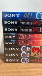 Lot van 8 SONY VHS CASSETTE | NIEUW, Ophalen of Verzenden, Nieuw in verpakking