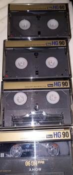 3st. SONY VIDEO8 HG90 METAL en 1 60 min originele Japan, Ophalen of Verzenden, Sony
