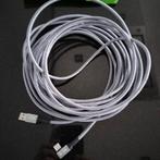 USB-A tot USB-C afgeschermd hoog vermogen 7M, Ophalen of Verzenden, Nieuw