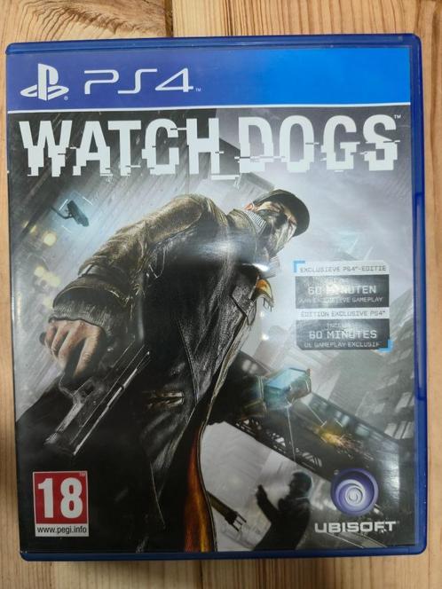 Watch Dogs - PS4 (PlayStation 4) CIB, Games en Spelcomputers, Games | Sony PlayStation 4, Zo goed als nieuw, Platform, Ophalen of Verzenden
