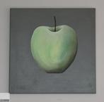 Botanisch schilderij appel, gesigneerd (model 2), Antiek en Kunst, Ophalen of Verzenden