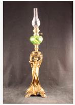 Grande lampe à huile Art Nouveau, Enlèvement