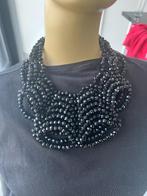 teria yabar ketting, Handtassen en Accessoires, Kettingen, Ophalen of Verzenden, Zo goed als nieuw, Zwart, Overige materialen
