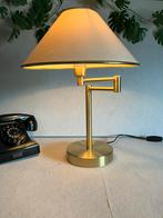 Lampe de table vintage réglable en laiton, Antiquités & Art, Antiquités | Éclairage, Enlèvement ou Envoi