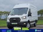 Ford TRANSIT 2.0 L4H3 Euro6 Airco NAP, Auto's, Cruise Control, Wit, Bedrijf, Ford