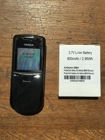 Nokia 8800 beschikbaar voor biedingen