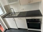 Cuisine complète (y compris les appareils électroniques), Enlèvement, Utilisé, Blanc, Cuisine à mur double