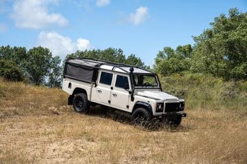 2009 Land Rover defender 130 tdci, Auto's, Land Rover, 90 kW, Zwart, 4 cilinders, Wit