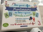 Montessori - mon grand coffret des lettres rugueuses, Enfants & Bébés, Jouets | Éducatifs & Créatifs, Comme neuf, Langue et Lecture