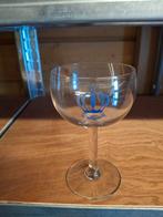 Oud gezuurd bierglas uccle de kroon, Verzamelen, Biermerken, Ophalen of Verzenden