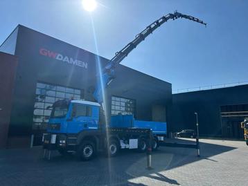 MAN TGA 35.480 8x6 H BL + Palfinger PK 85002 F + PJ 170, Win, Autos, Camions, Achat, MAN, Diesel, Euro 4