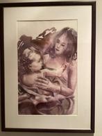 Pentekening in kader, Ophalen