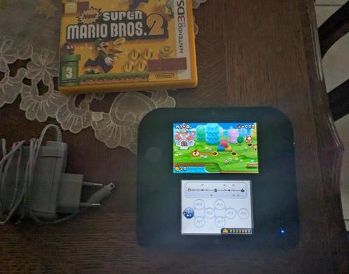 Console Nintendo 2DS + New Super Mario Bros 2 + Chargeur, Games en Spelcomputers, Spelcomputers | Nintendo 2DS en 3DS, Gebruikt