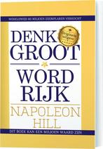 Te Koop Boek DENK GROOT WORD RIJK Napoleon Hill, Boeken, Napoleon Hill, Ophalen of Verzenden, Zo goed als nieuw