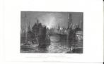 1837 - Brugge / zicht op de rei, Antiek en Kunst, Verzenden