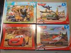 4 puzzels cars / planes / animal world, Enlèvement, Plus de 50 pièces, Utilisé, 6 ans ou plus