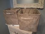 Set van 2 nieuwe manden 30cm op 30cm op 30cm hoog, Huis en Inrichting, Woonaccessoires | Schalen en Manden, Ophalen of Verzenden