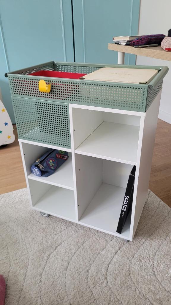 IKEA ÖVNING, chariot / rangement à livres roltafel, Huis en Inrichting, Kasten | Lockerkasten, Zo goed als nieuw, Ophalen