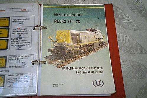 Handleiding en depanneringsgids  dieselloc reeks 77-78., Collections, Trains & Trams, Utilisé, Train, Enlèvement ou Envoi