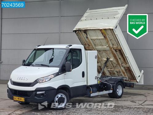 Iveco Daily 35C12 Kipper met kist Trekhaak Airco Cruise Euro, Auto's, Bestelwagens en Lichte vracht, Bedrijf, Te koop, Airconditioning