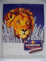 Samson Halfzware shag Reclame bordje, Verzamelen, Merken en Reclamevoorwerpen, Ophalen of Verzenden, Gebruikt, Reclamebord