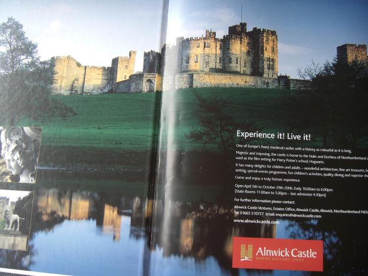 Alnwick Castle, Boeken, Reisgidsen, Gelezen, Ophalen of Verzenden