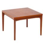 Vintage mid century Deense design salontafel teak jaren 60, Huis en Inrichting, Tafels | Sidetables, Verzenden, Vierkant, Metaal