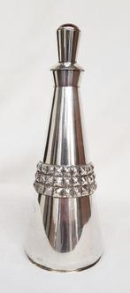 Karaf zilver - Barnsteen., Antiek en Kunst, Ophalen of Verzenden, Zilver