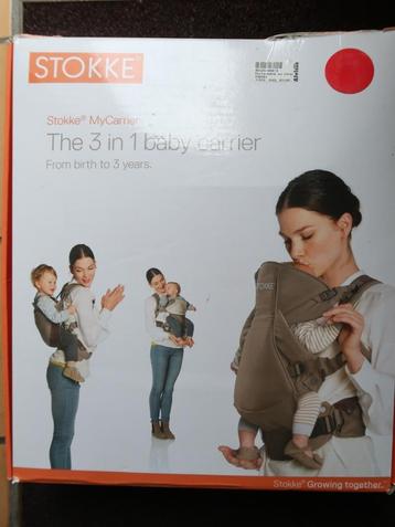 Stokke draagzak rood, Kinderen en Baby's, Babydragers en Draagdoeken, Ophalen, Zo goed als nieuw, Buik of Rug, Draagzak