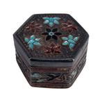 Petite Boîte Miniature : Un Trésor d'Émail et d'Argent, Antiquités & Art, Argent, Enlèvement ou Envoi