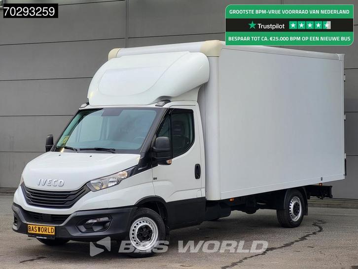 Iveco Daily 35S16 160PK Automaat Bakwagen Achterdeuren Airco, Auto's, Bestelwagens en Lichte vracht, Bedrijf, Te koop, Achteruitrijcamera