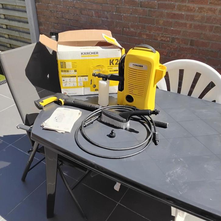 Handige karcher, Tuin en Terras, Hogedrukreinigers, Zo goed als nieuw, Ophalen