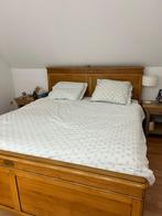 Grand lit en bois d'arele cerisier, Maison & Meubles, Chambre à coucher | Lits, Deux personnes, Brun, 180 cm, Bois