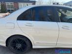 MERCEDES C klasse W204 wit C650 rechts achter deur 2008-2011, Auto-onderdelen, Ophalen of Verzenden, Gebruikt, Mercedes-Benz, Deur