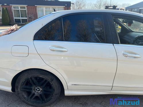 MERCEDES C klasse W204 wit C650 rechts achter deur 2008-2011, Auto-onderdelen, Carrosserie, Deur, Mercedes-Benz, Gebruikt, Ophalen of Verzenden