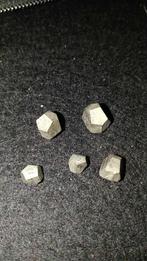 5 pyrites pentagonododécaédriques d'Ambas Aguas, Espagne, Minéral, Enlèvement ou Envoi