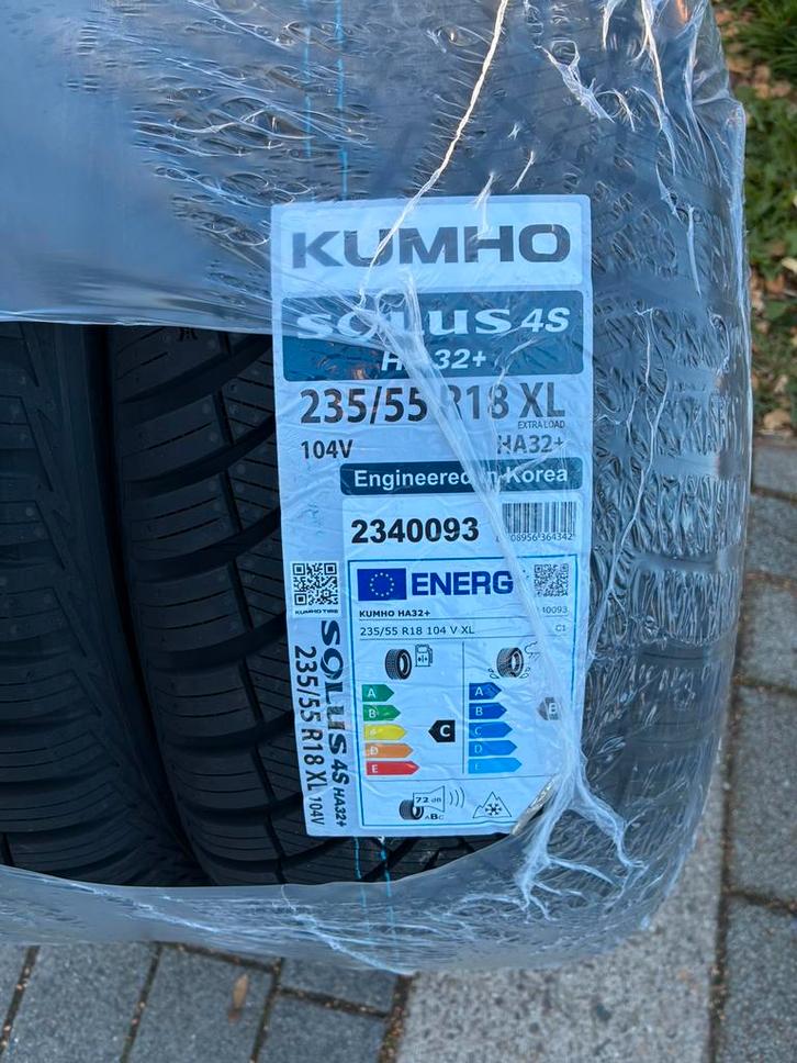 Splinternieuwe allseasonbanden (vierseizoens) 235/55/18, Auto-onderdelen, Banden en Velgen, Band(en), All Season, 18 inch, 235 mm