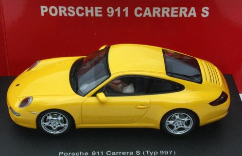 PORSCHE 911 (997) CARRERA S Yellow - AUTOART ref  13182, Hobby & Loisirs créatifs, Modélisme | Voitures & Véhicules, Neuf, Voiture