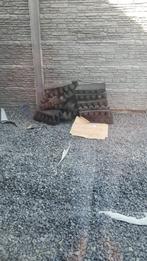 Rubber tegels / stalmatten, Ophalen, Zo goed als nieuw