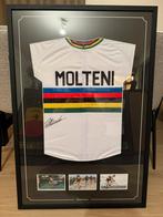 Gesigneerd shirt Eddy Merckx in kader, Ophalen of Verzenden, Zo goed als nieuw