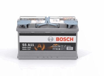 Bosch AGM accu BMW 80AH INLEREN MOGELIJK  nieuw !