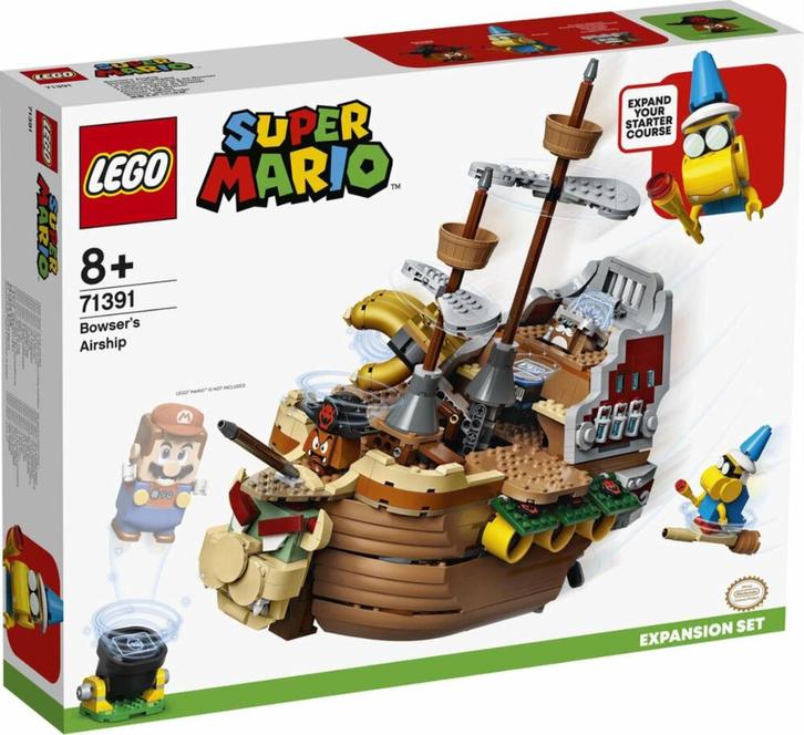 LEGO Super Mario 71391 Bowser's luchtschip nieuw, Kinderen en Baby's, Speelgoed | Duplo en Lego, Nieuw, Lego, Complete set, Ophalen of Verzenden